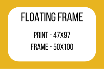 CanvasFF Black 3010 - 50 x 100