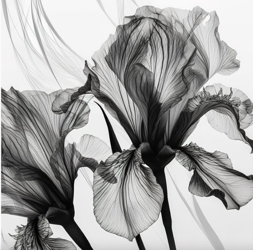 [2040R] BW Flower 2040 (print only)