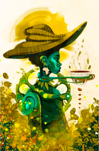 [1292R] Caffeinated 1292 'Allure' (57x87 print only)