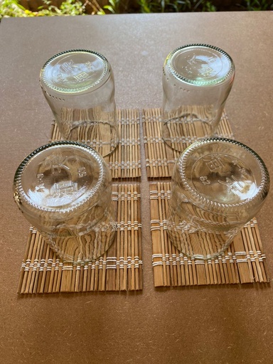 [N5052] Glass and Coaster B Set (4) 5052 N
