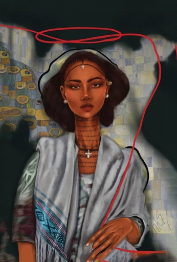 [1354] Guzo 1354 'The Unheard Voice' - Hilina D. (40x60)